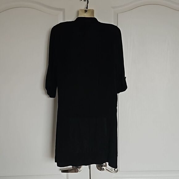 Le Chateau Casual Open-Front Cardigan Black XS - Picture 4 of 16